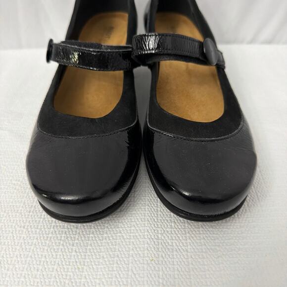 Naot Mary Jane Shoes Womens Size 10 Black Patent Leather - Picture 4 of 10